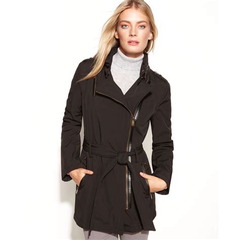 michael kors belted raincoat.